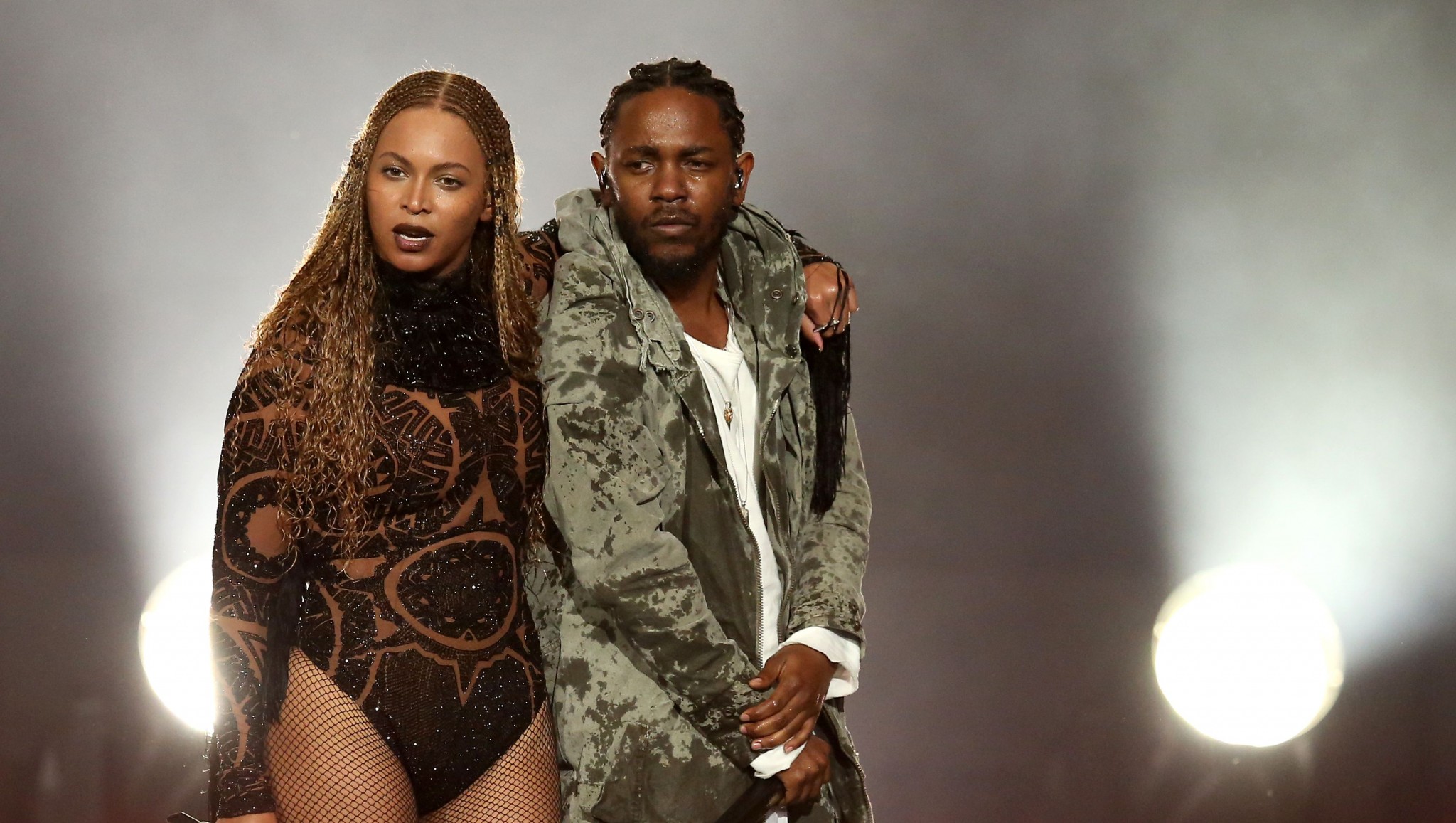 Beyonce, And, Kendrick Lamar, Perform, "Freedom", At The 2016, BET Awards